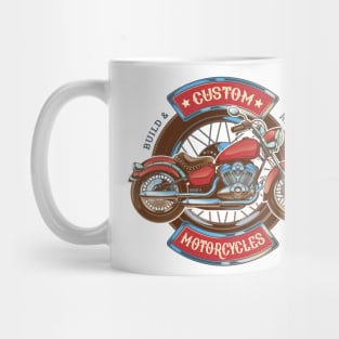 custom motorcycles Mug